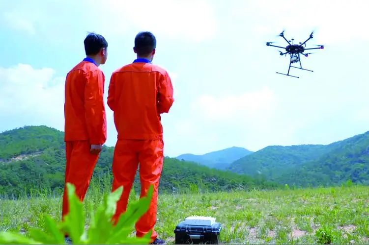 长武无人机倾斜摄影巡检拍摄